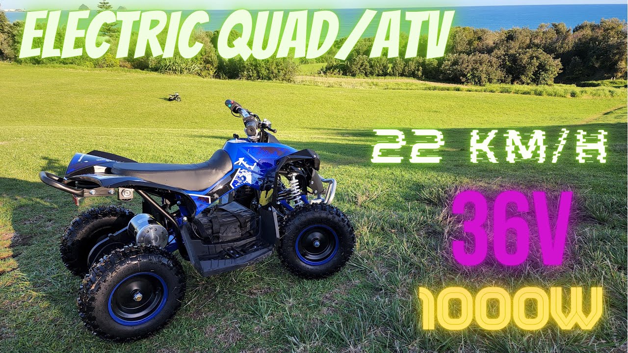 1000W 36V Electric ATV/Quad Bike - Unboxing + Setup