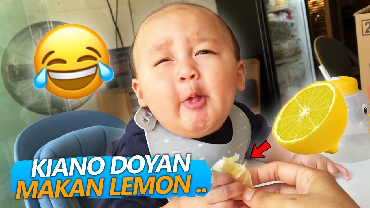 KIANO TERNYATA SUKA BUAH LEMON !!! YA ALLAH KIANO LUCU BANGET 😂😂😂