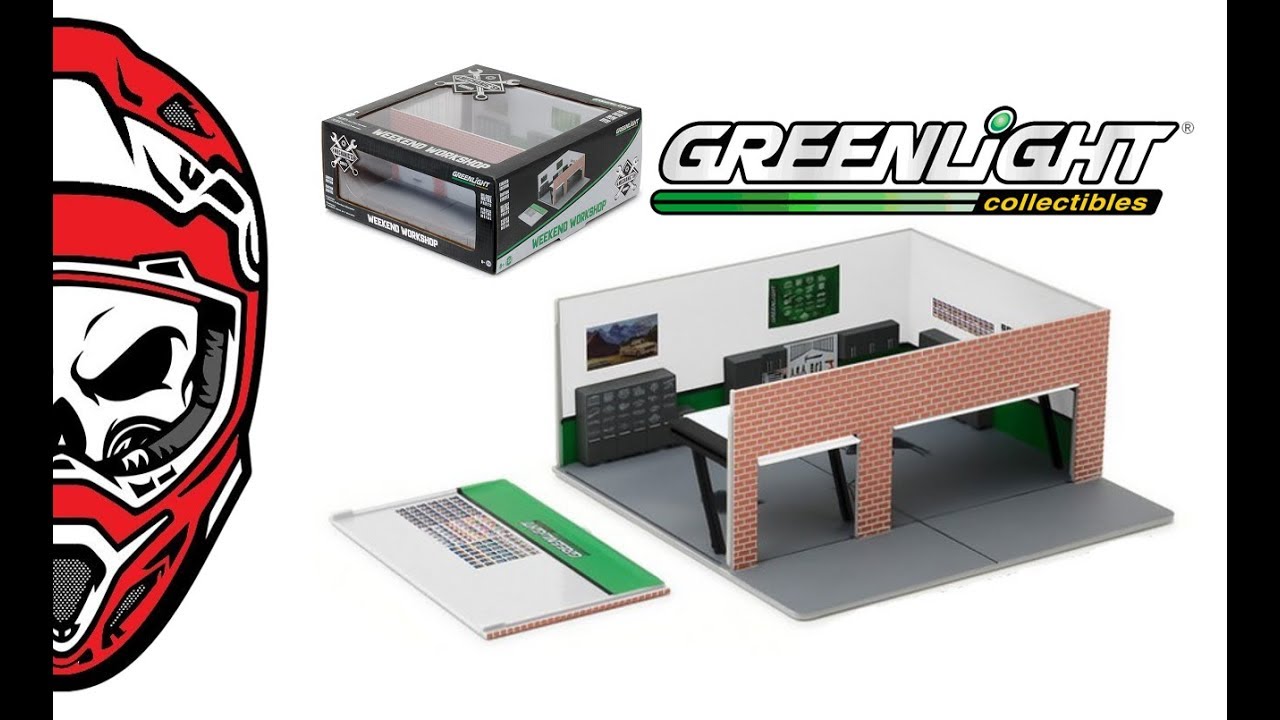 Greenlight Mechanic's Corner 1/64 Garage Weekend Workshop | Diorama