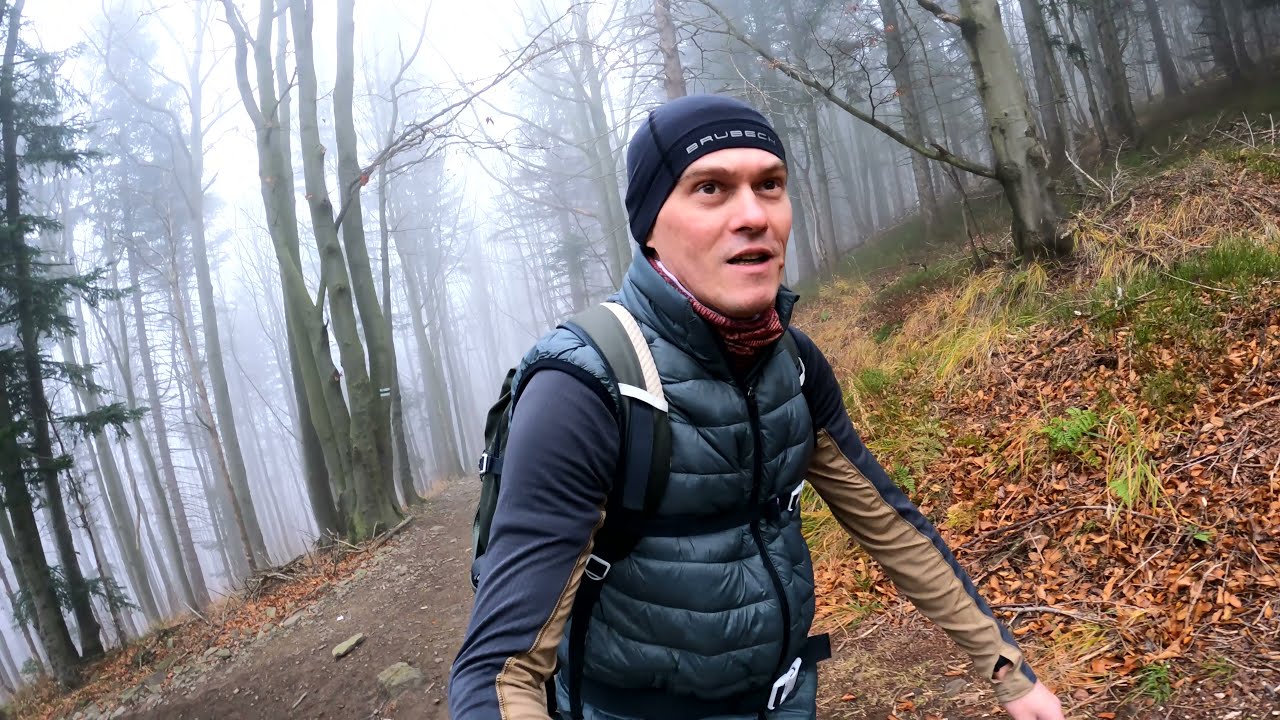 Vlog 4. MGLISTE SZLAKI -  Szyndzielnia, Klimczok i Kozia - 27km / 1100up