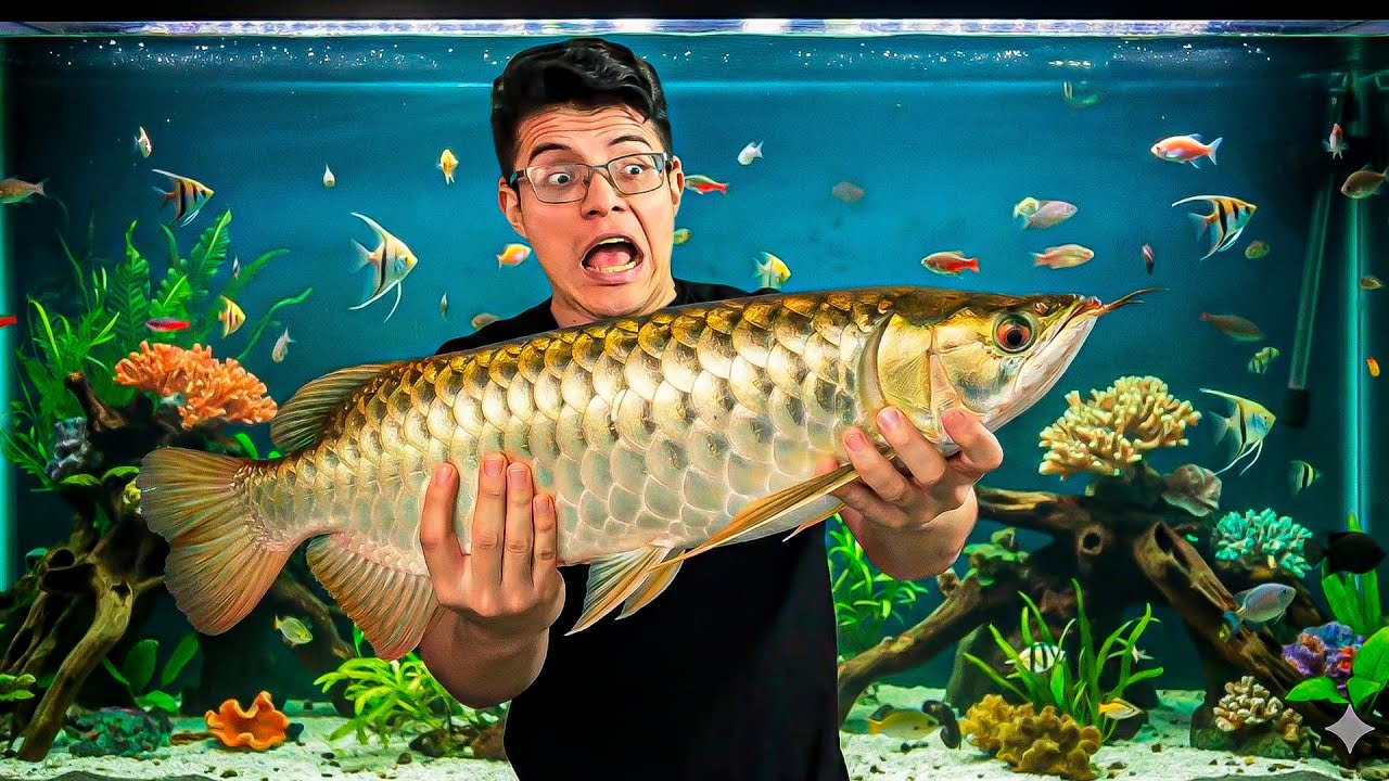 ¡Encontré una AROWANA GIGANTE de 1 METRO!