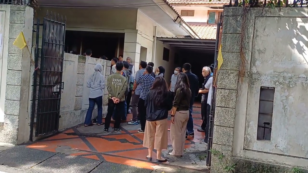 Suasana Rumah Duka Ayah Baim Wong