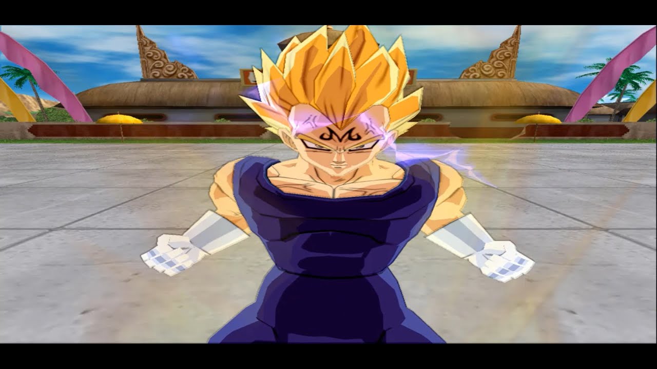 Dragon Ball Z Budokai Tenkaichi 3 - Majin Vegeta Gameplay
