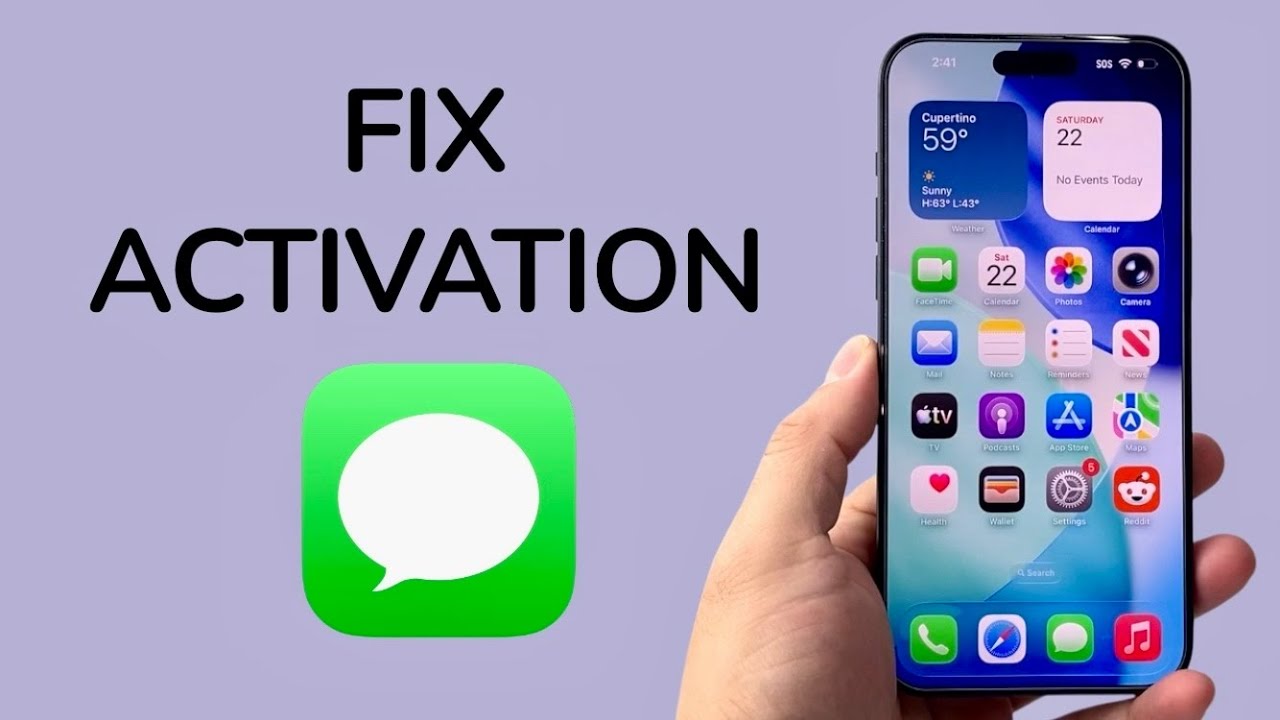How To Fix iMessage Activation Error