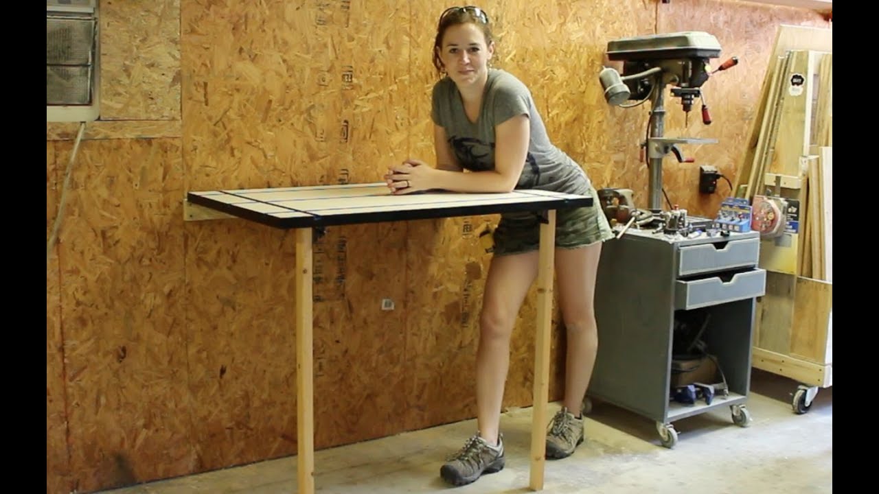Make a Folding T-Track Table
