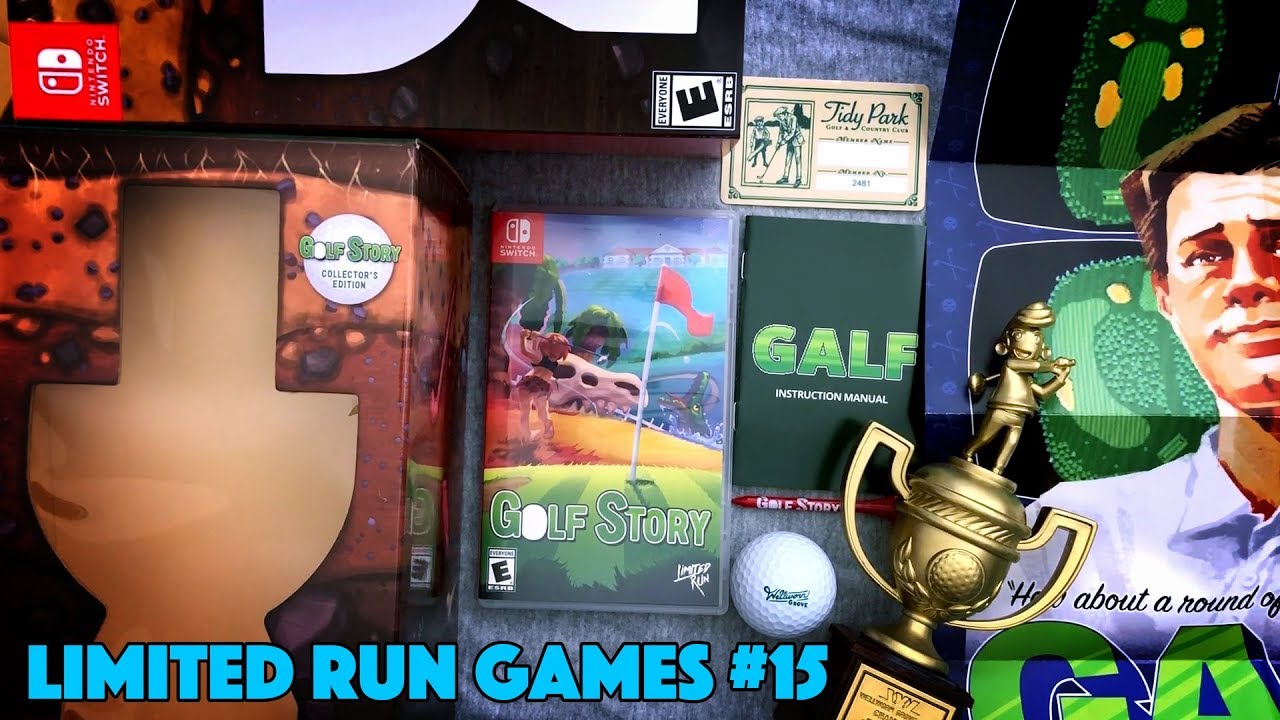 UNBOXING! Golf Story Collector's Edition Nintendo Switch Limited Run Games #15