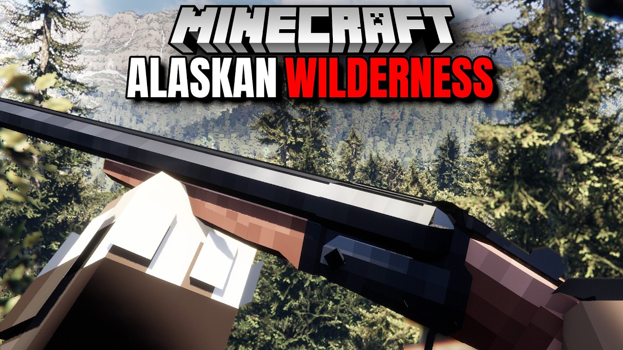 I spent 100 Days Stranded in Alaska in Minecraft