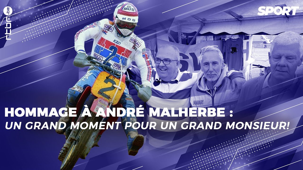 Hommage à André Malherbe: ils célèbrent la mémoire d'un des plus grands champions de motocross belge