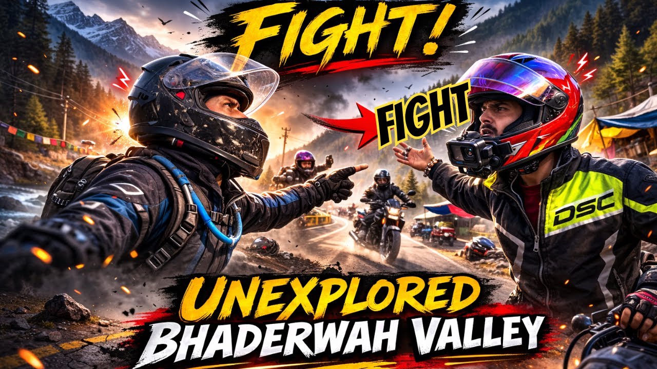RIDE START HUI AUR FIGHT | UNEXPLORED BHADERWAH VALLEY | AMIR TAJAMUL