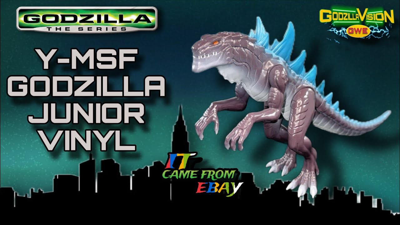 Обзор виниловой пластинки Y-MSF Godzilla The Series Animated Godzilla Junior 1998!