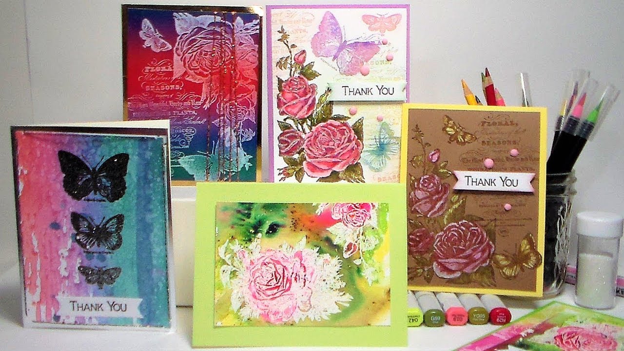 5 Ways to Use one Stamp Set! PLUS 10 FUN Techniques!