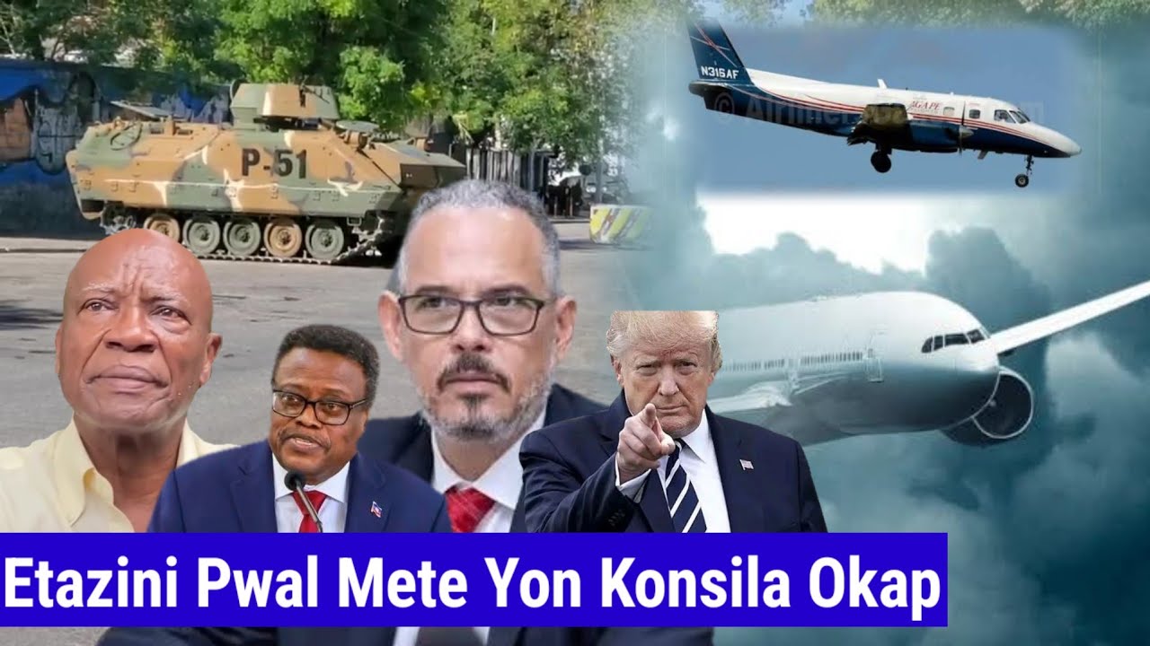 Etazini Pwal Louvri Yon Konsila Okap - Yon Avyon Disparèt Ayiti - Fritz Jean Kouri Kite Pòtopwens