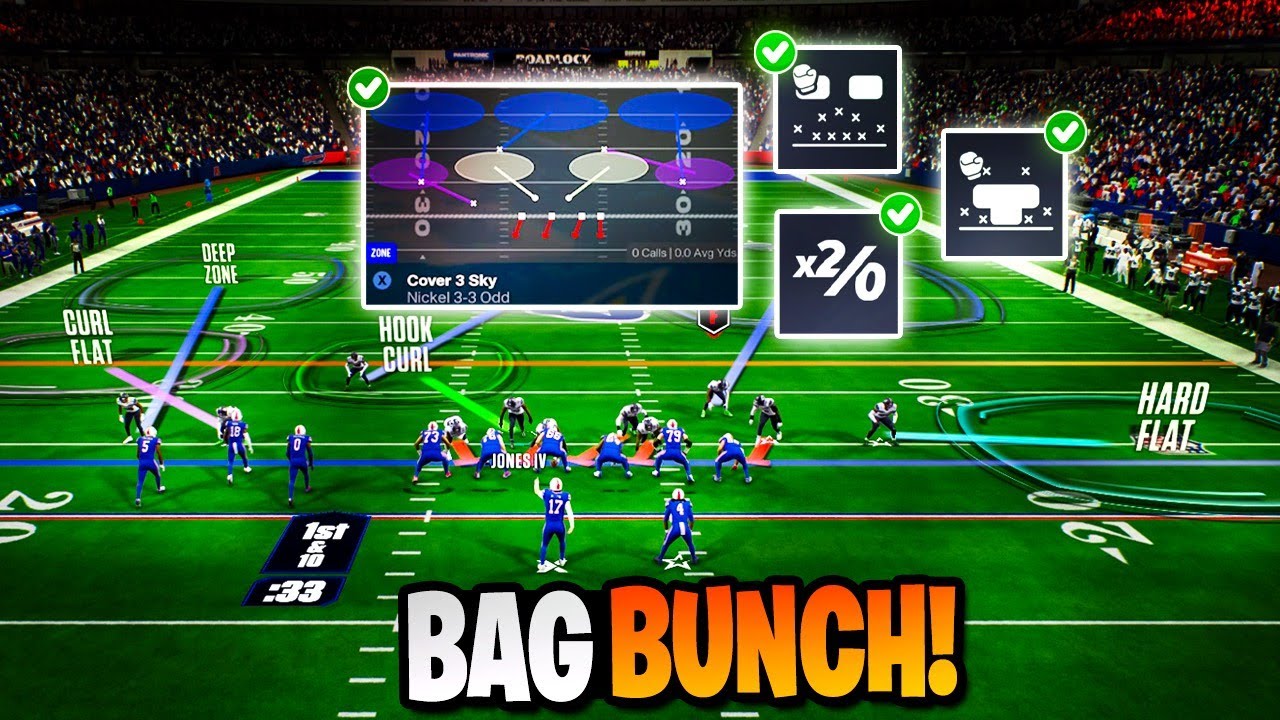 How to BAG Bunch X Nasty in Madden 26 (33 Odd Defense)