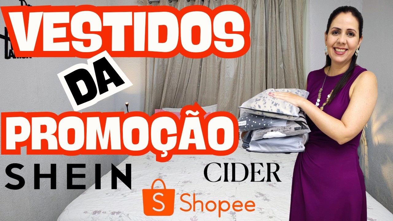 MOSTRANDO 7 VESTIDOS LINDOS da PROMOÇÃO SHEIN/SHOPEE de CARNAVAL