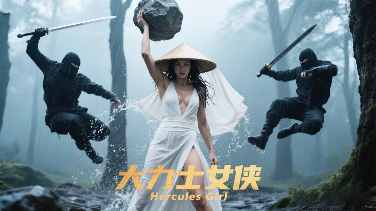 ⚔【功夫電影】看似癡傻的少女竟然力大無窮，單手打敗兩大頂尖高手丨Kungfu丨2025丨Donnie丨功夫丨動作#武俠#哪吒#Chinesedrama丨中國電視劇丨许凯丨赵丽颖丨成毅丨张予曦