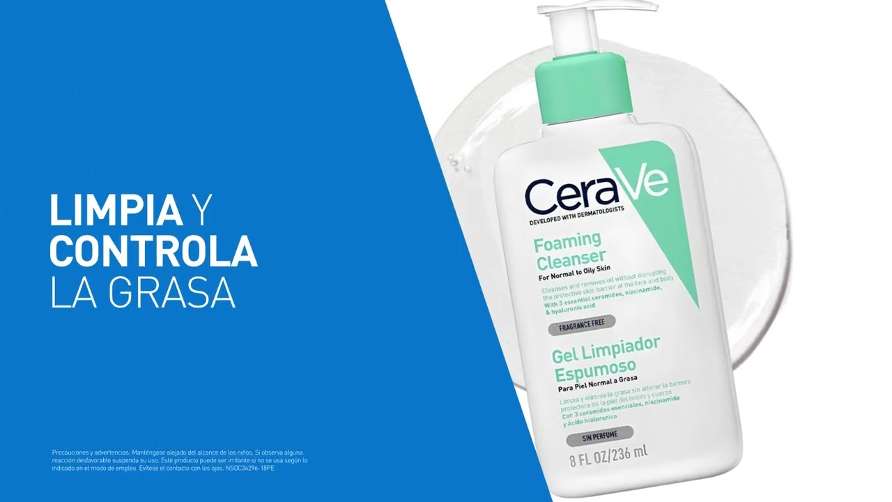 Gel Limpiador Espumoso de CeraVe