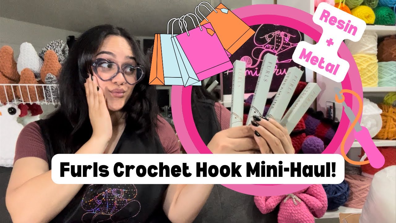 Furls Crochet Hook Review Unboxing my first furls! Metal + Resin!