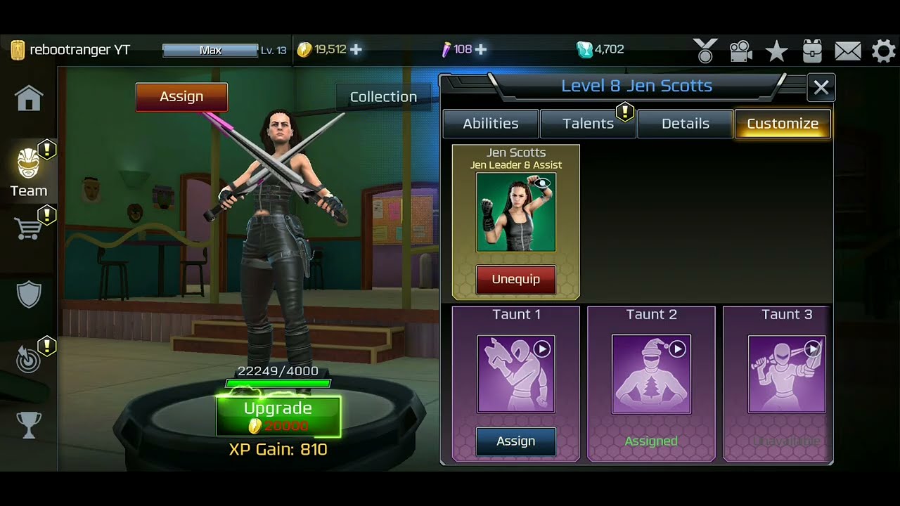 Unlocking Jen Scotts Unmorphed skin! | Power Rangers Legacy Wars