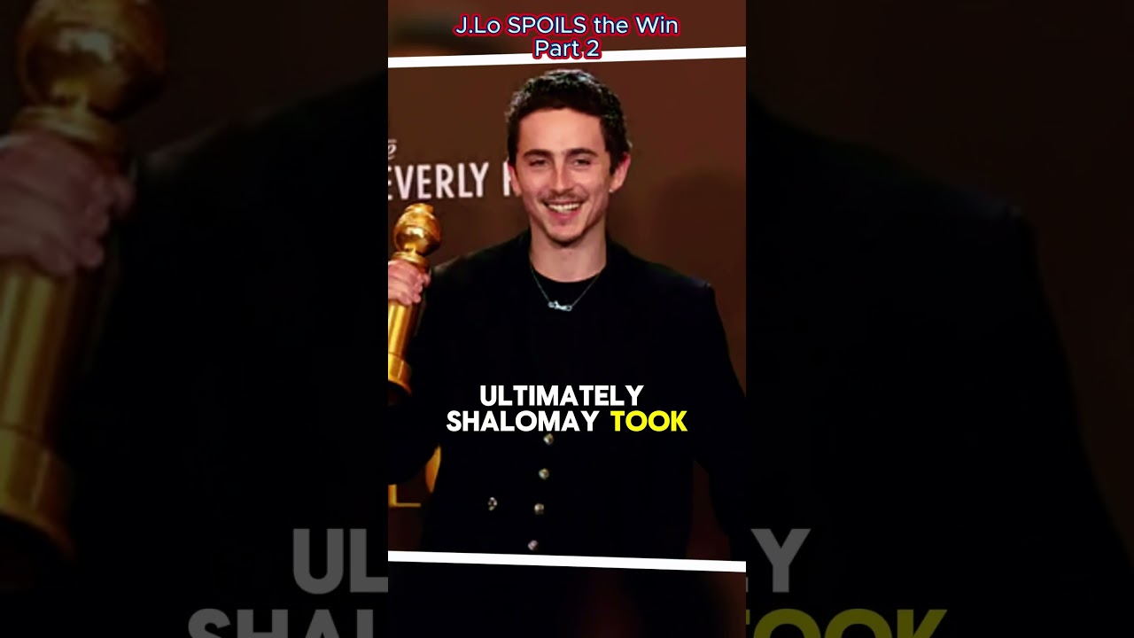 Jennifer Lopez Almost Spoils Timothée Chalamet’s Golden Globes Win II Part 2 