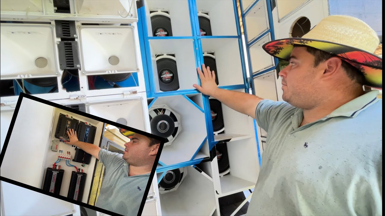 Projeto do Thalys paredão elite - Mostrando em Detalhes a instalação