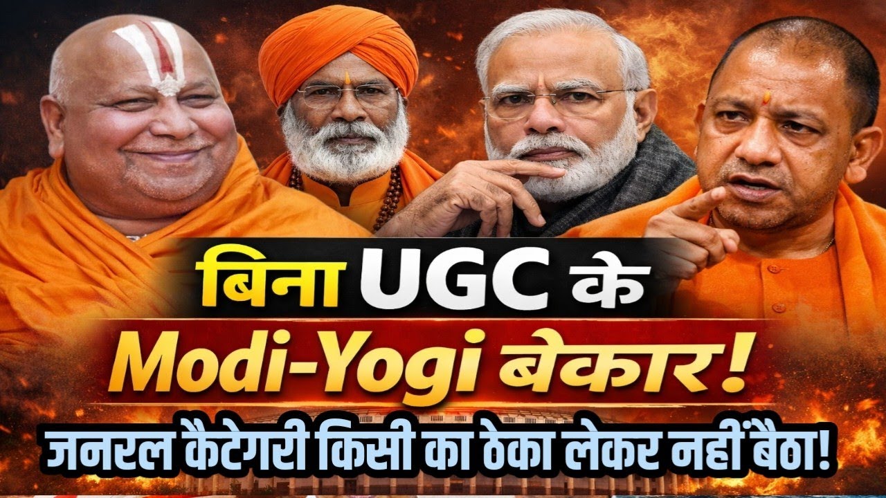 UGC Law Controversy: रामभद्राचार्य vs साक्षी महाराज | Politics 2026 | General Category Ka Mood?