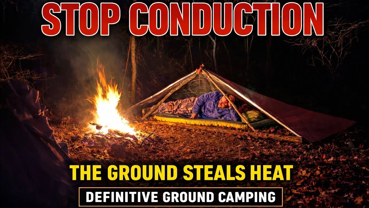 Definitve Ground Camping Part 1: How to Stop Conduction Heat Loss (The Ground Will Steal Your Heat)