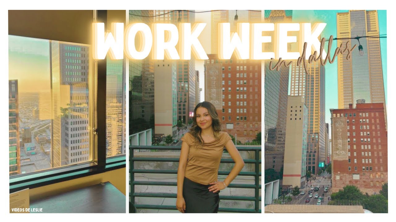 SPEND A WEEK WITH ME WORKING IN DALLAS. TX| Videosdeleslie