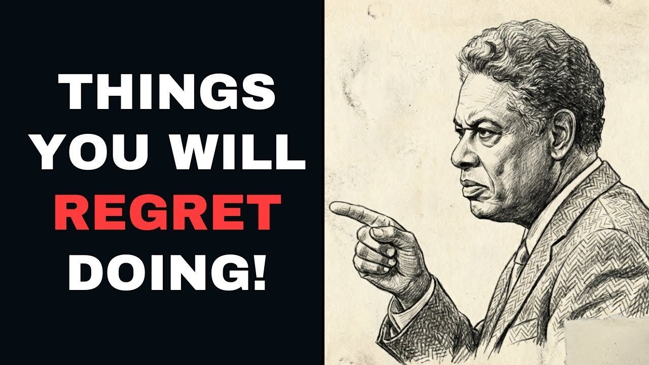 Thomas Sowell - 10 Things You'll Definitely Regret Doing In Your Life