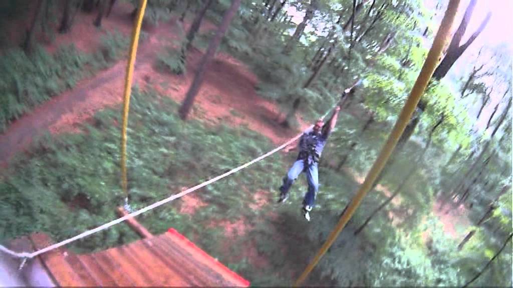 Kletterwald Scharnebeck: Parcour Flying Fox