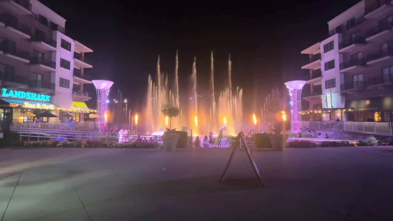 Branson Landing fountain