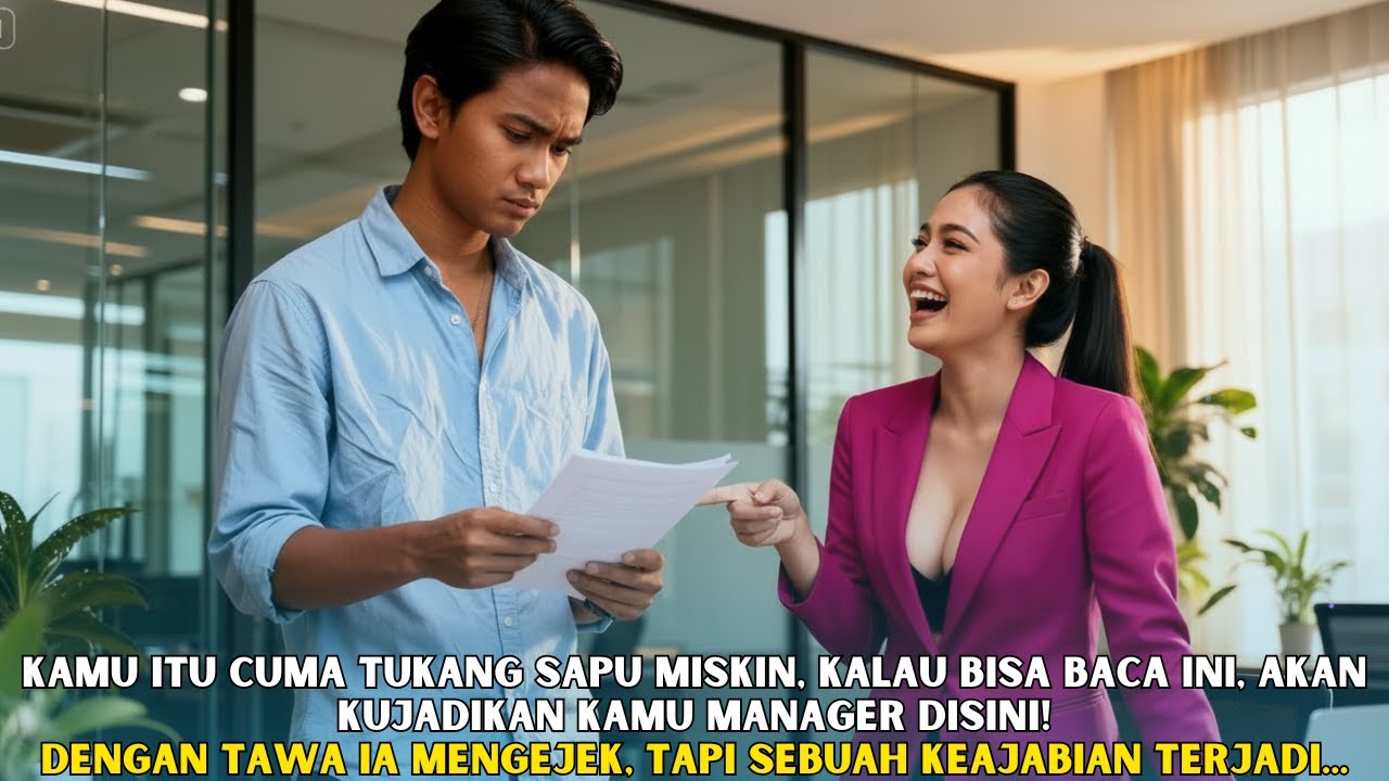 “Jika Kau Bisa Baca Laporan Ini, Aku Akan Menjadi Istrimu!” — Dan Terjadilah