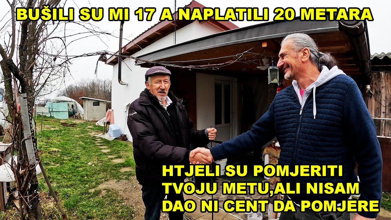Dragoslav iz Valjeva nas pozvao da nas nagradi jer smo mu našli dobru vodu