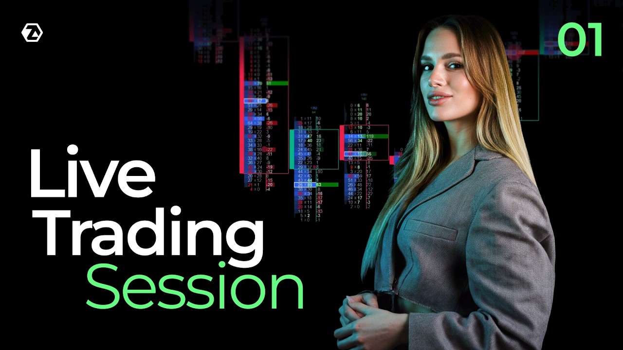 Live Trading Session with ATAS Expert