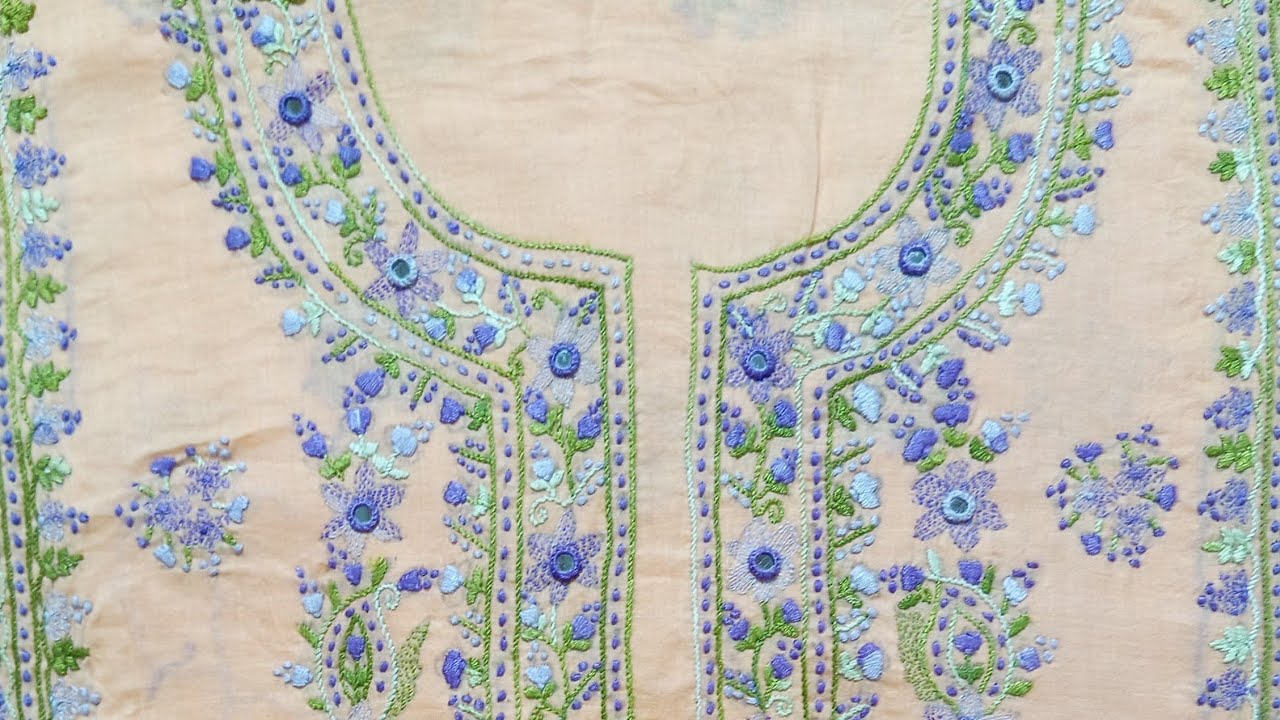 Discover Pure Lawn Handmade Traditional Pakistani Embroidery Shirts | Beautiful Pakistani Suits