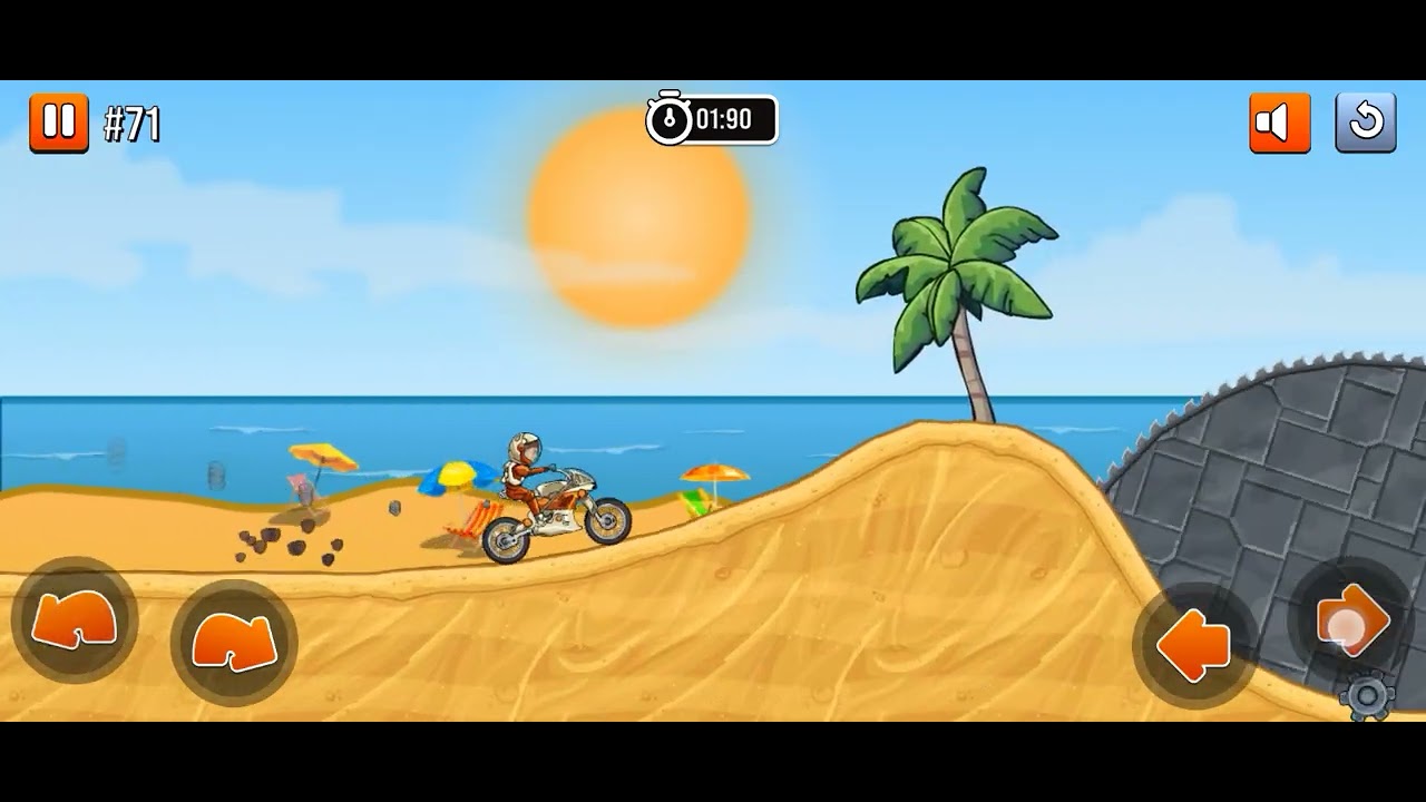 Mí gente parte 2 jugando la moto