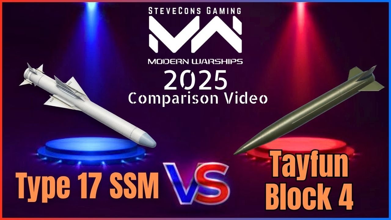 Tayfun Block 4 versus Type 17 SSM Modern Warships