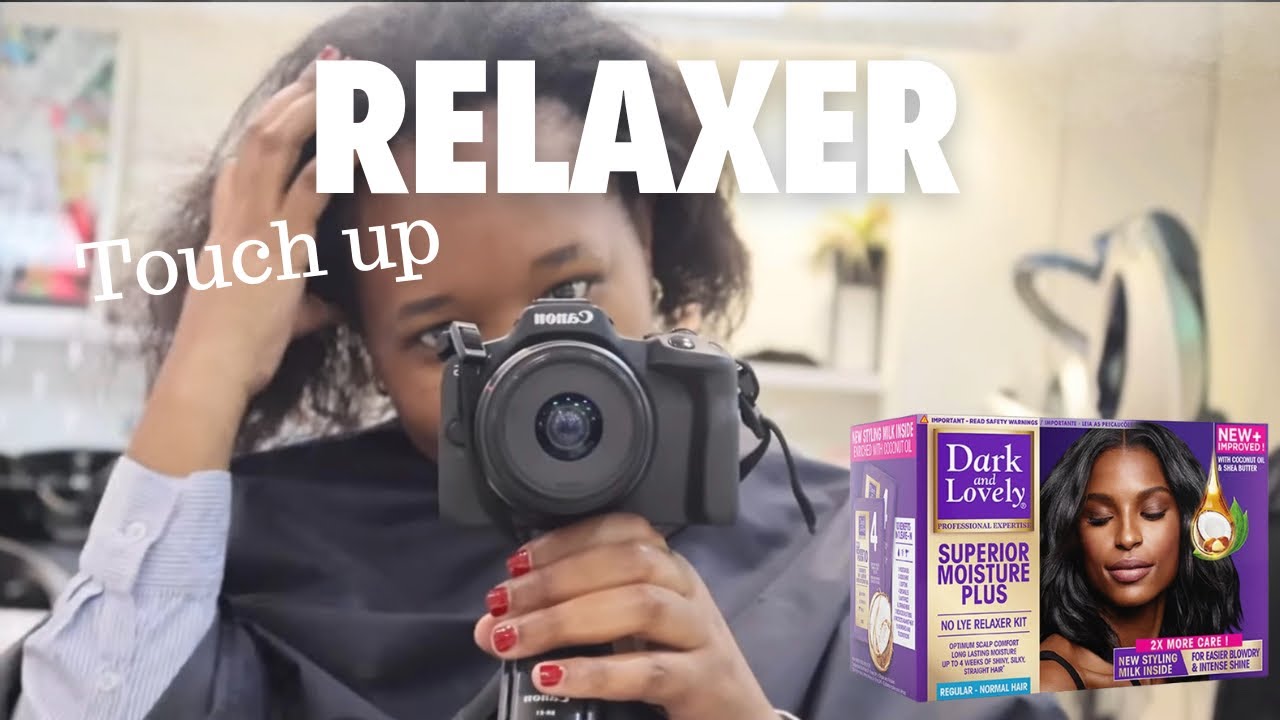 Relaxer Retouch After 6 Months | Dark & Lovely No-Lye Relaxer