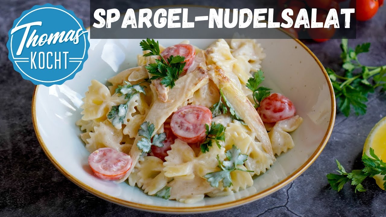 Spargelsalat mit Nudeln - super lecker und einfach