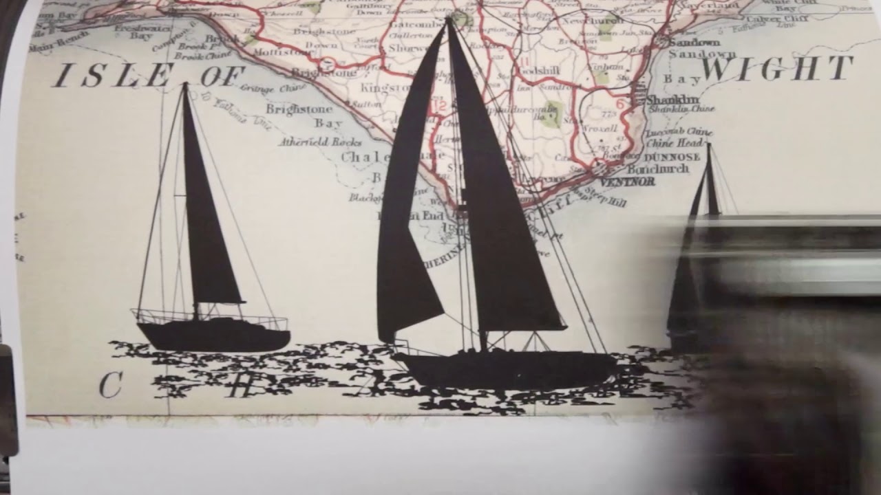 How it's made - Personalised Vintage Map Art