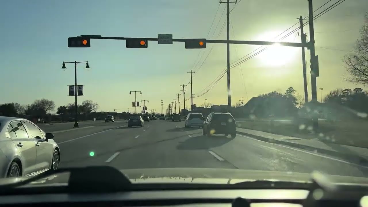 Driving to the cut oak point Texas USA 🇺🇸 