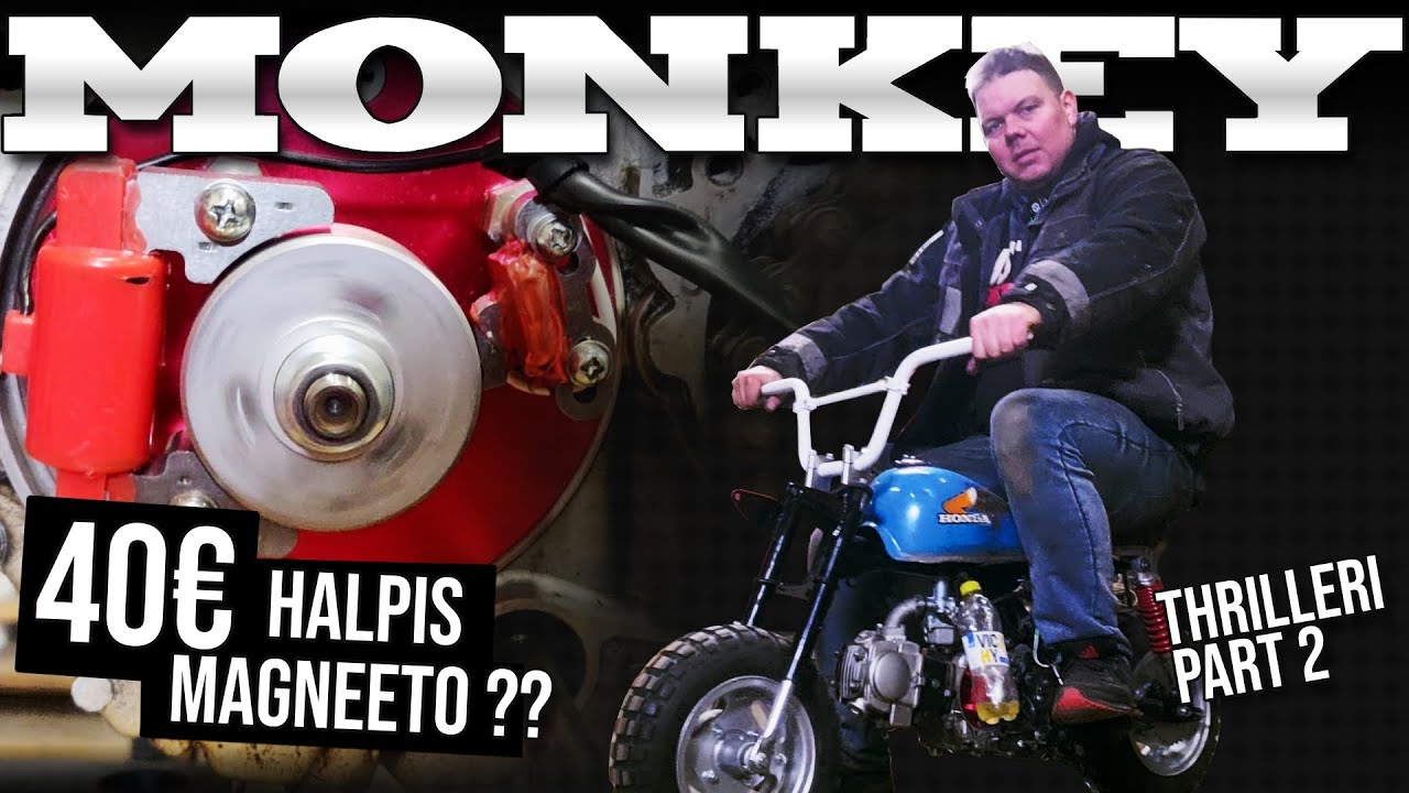 Käynnistyykö Monkey 40€  magneetolla?