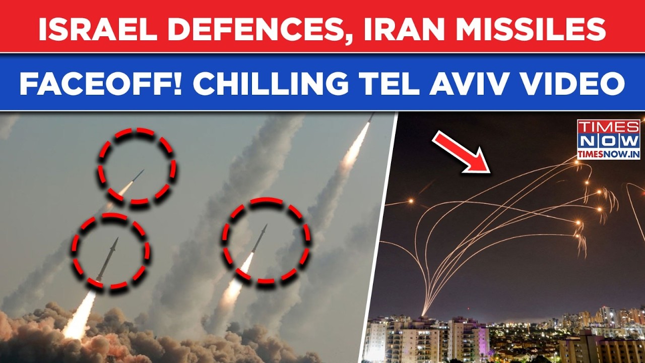 Israel Air Defenses, Iran Missiles Faceoff: Chilling Tel Aviv Video As IRGC Strike Gets Intercepted