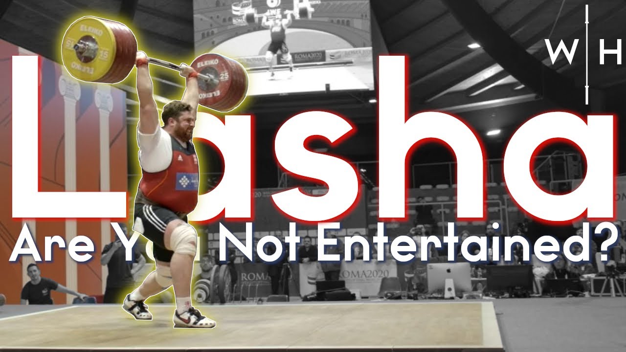 Lasha Talakhadze 215kg Snatch 255kg Clean & Jerk, Full Warm-Up & Comp | 2020 Roma World Cup