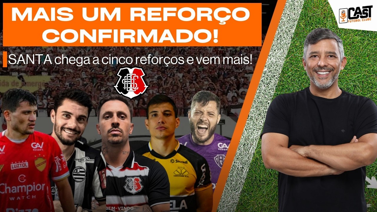 SANTA CRUZ CONTRATA MAIS UM E TEM LISTA DE NOVOS REFORÇOS PARA SÉRIE C DO BRASILEIRÃO I CASTFC