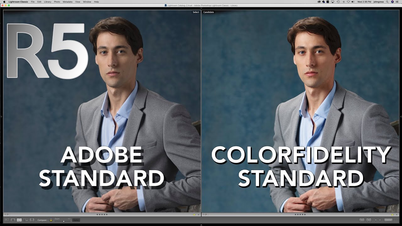 Canon EOS R5: Как получить лучшие цвета в Lightroom, используя профиль Camera Matching Standard