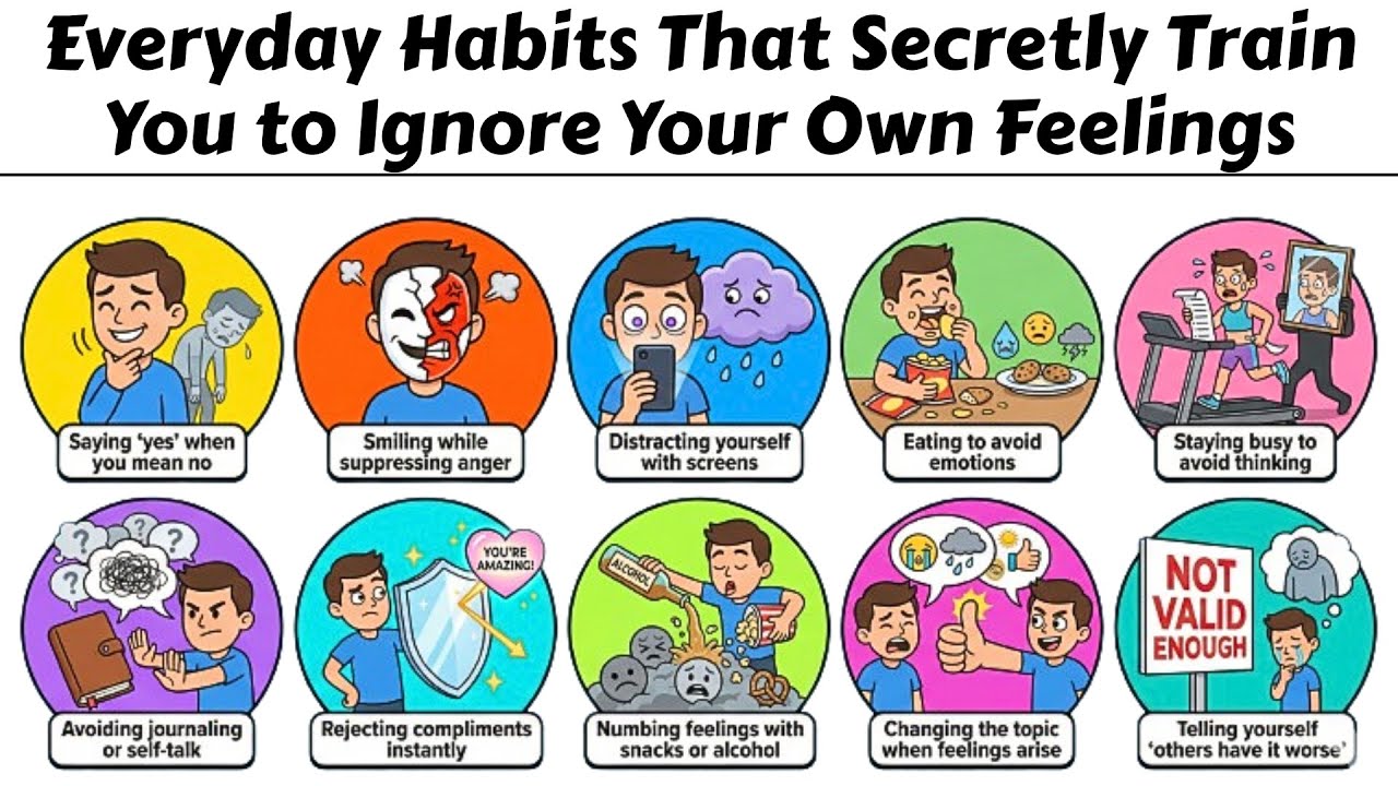 Everyday Habits That Secretly Train You to Ignore Your Own Feelings