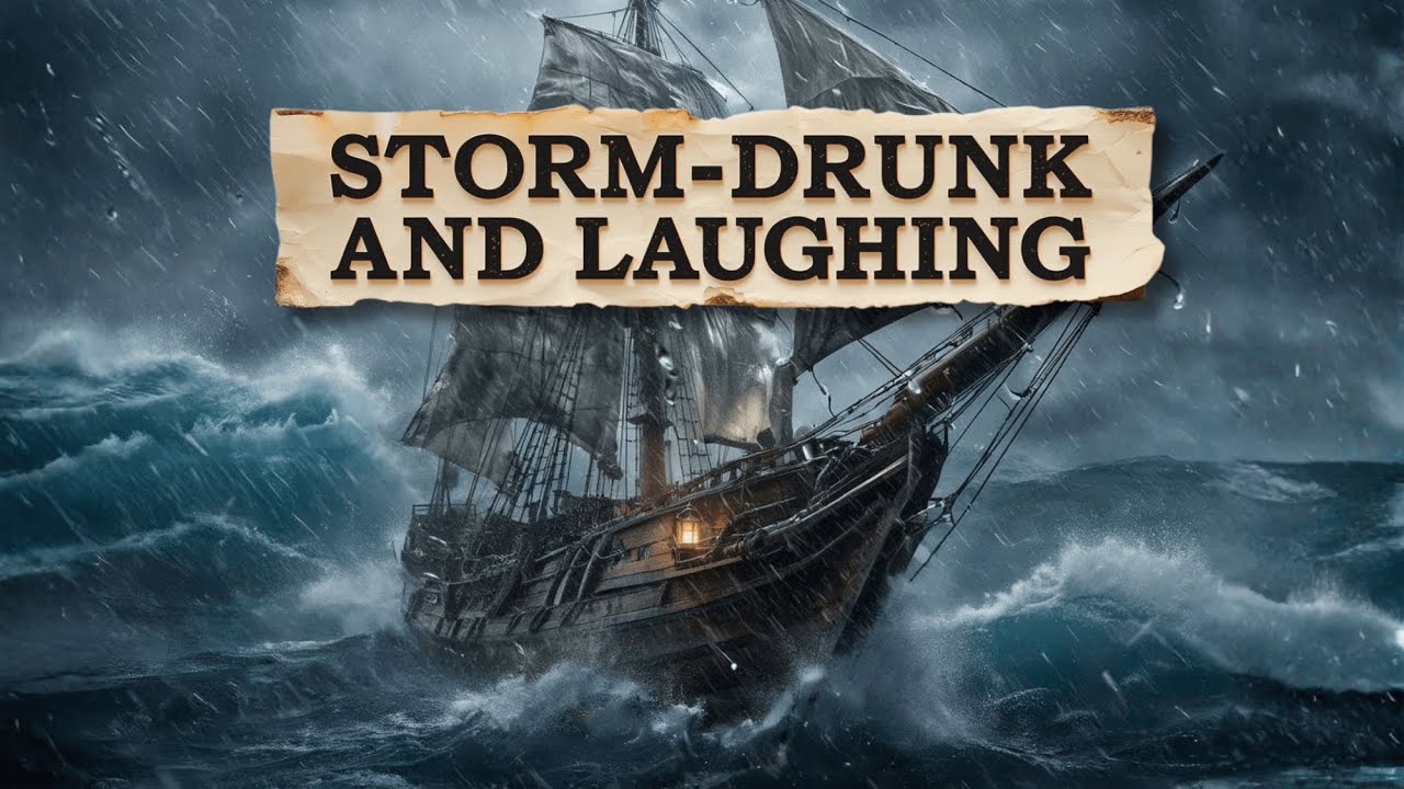 Storm-Drunk and Laughing (Lyric Video) | [Pirate Folk Shanty] | by Dead Reckon Crew