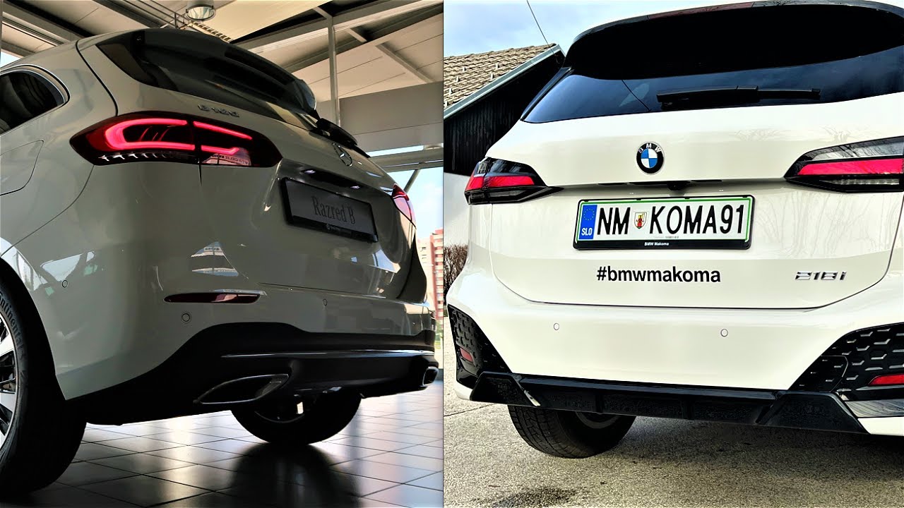 New Mercedes B-Class 2023 vs New BMW 2 Series Active Tourer 2023 -  Comparison by Supergimm