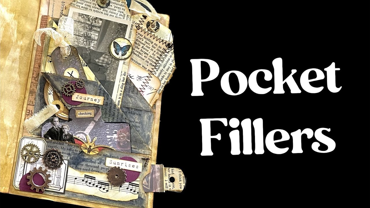 Junk Journal Pocket Fillers #JunkJournalCreativeSwapsInOz