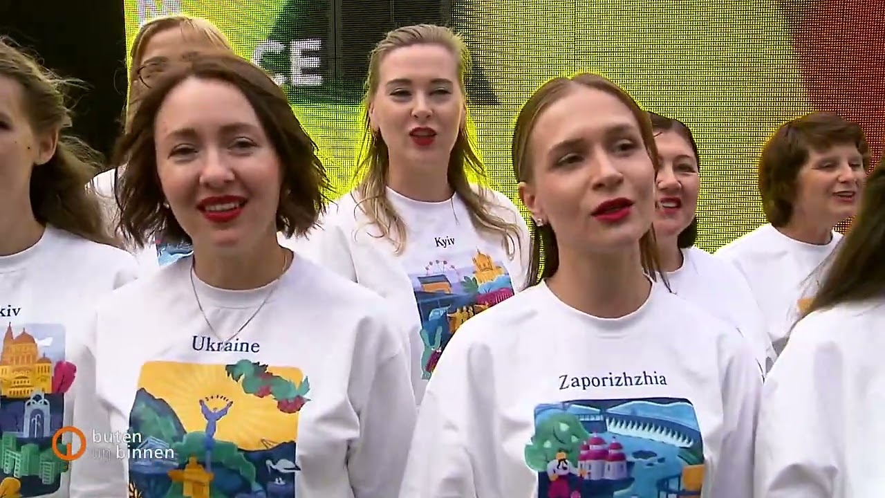 Хор GLORIA.ua Ukrainischer Frauenchor möchte Menschen in Bremen Hoffnung machen - buten un binnen